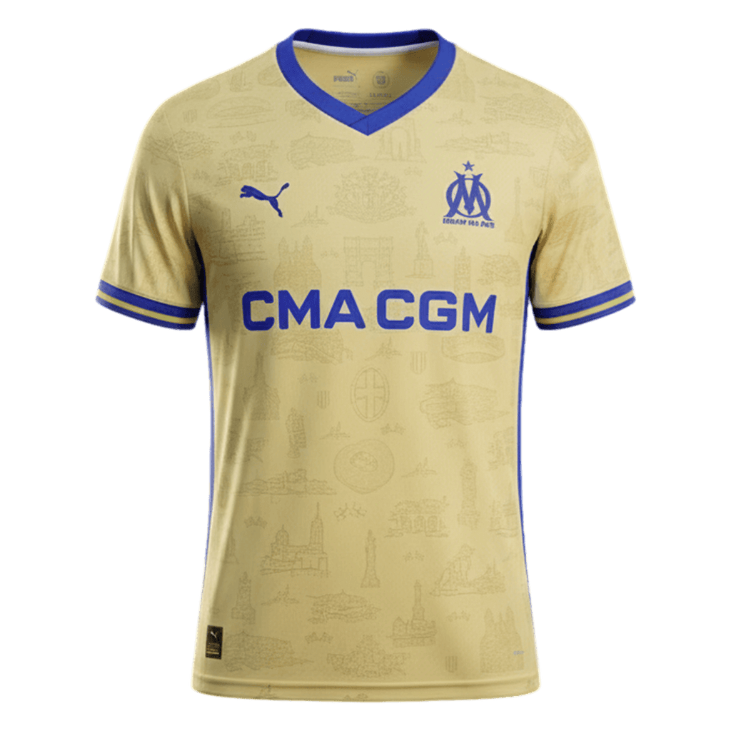 Olympique de Marseille Fourth Maillot 2025/26 Jaune