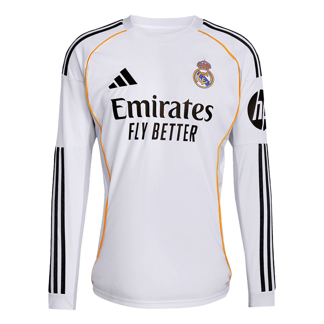 Real Madrid Domicile Maillot Manches Longues 2025/26