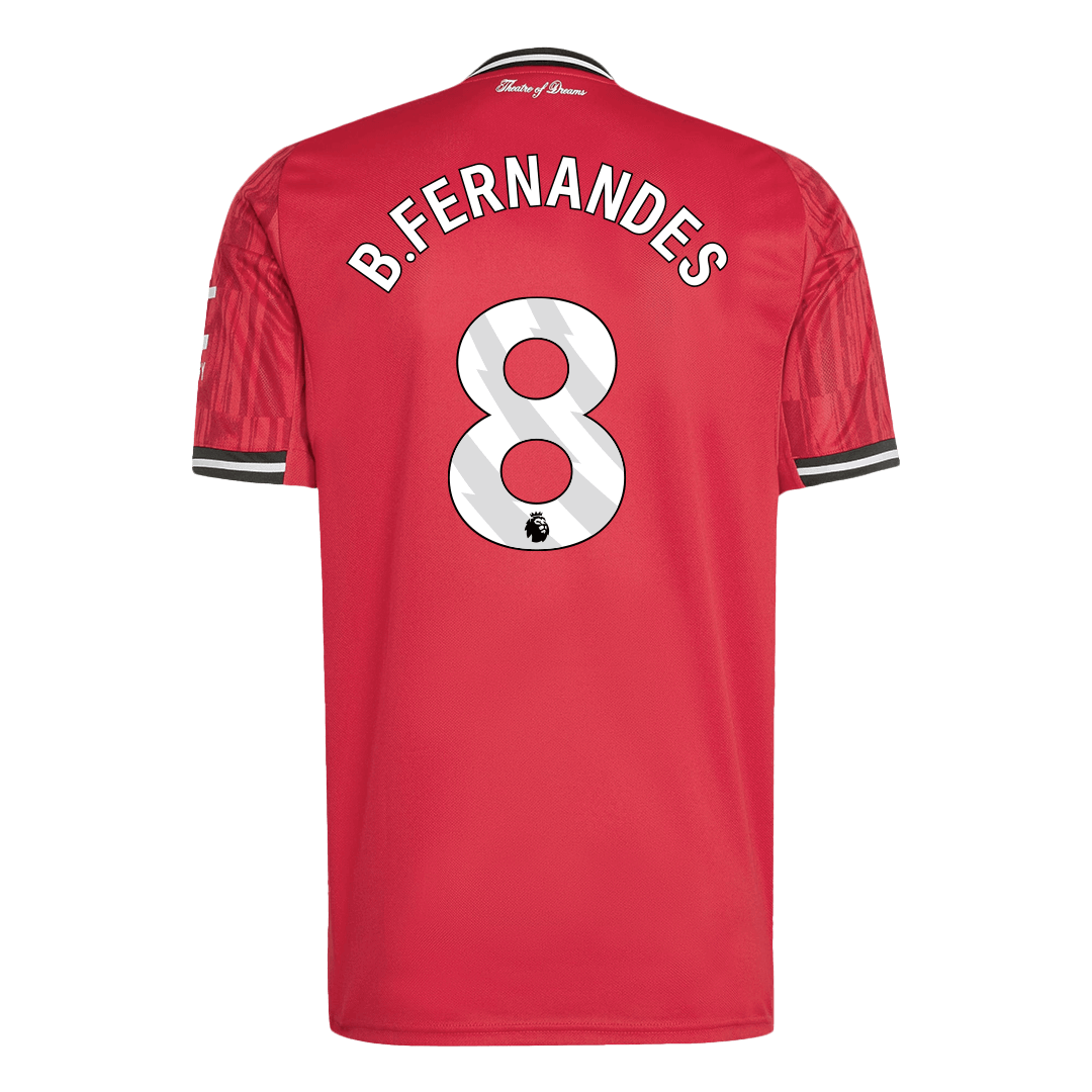 B.FERNANDES #8 Manchester United Domicile Maillot 2025/26