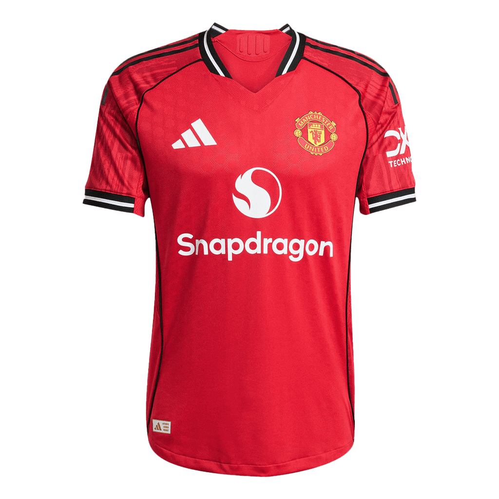 Manchester United Domicile Maillot 2025/26 Authentique