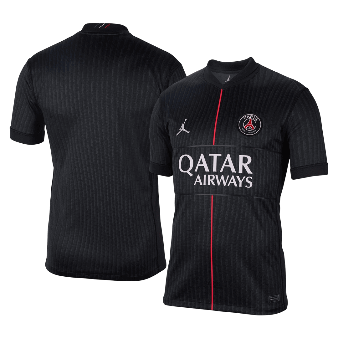 Les Paris Fourth Maillot Kit 2025/26 Noir