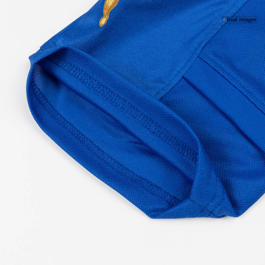 Retro Italie Domicile Maillot 2004 Bleu