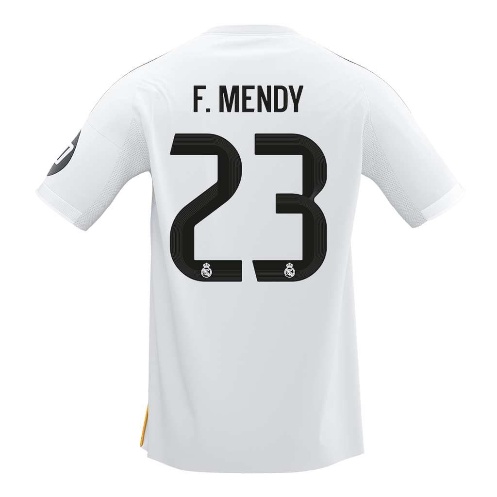F.MENDY #23 Real Madrid Domicile Maillot 2025/26 Blanc - Super