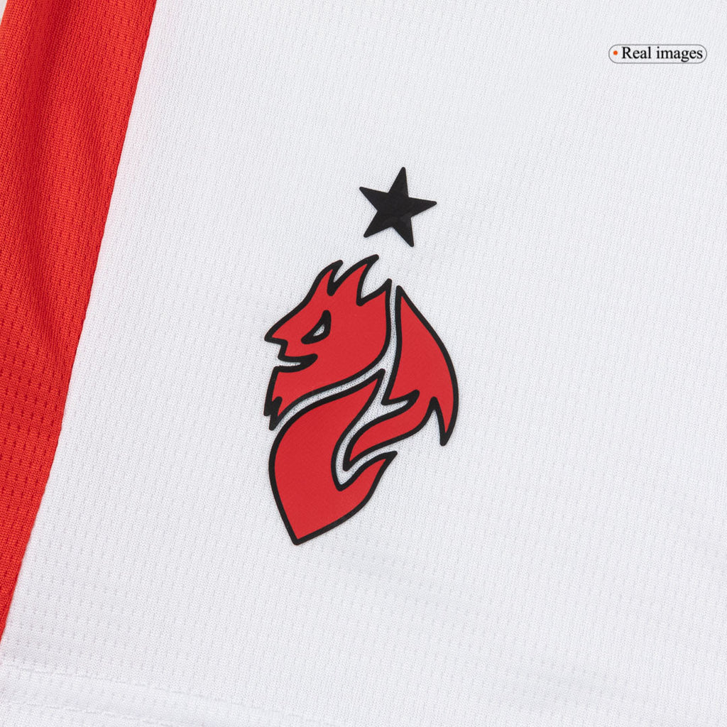 AC Milan Extérieur Maillot Kit 2025/26 Enfant Blanc