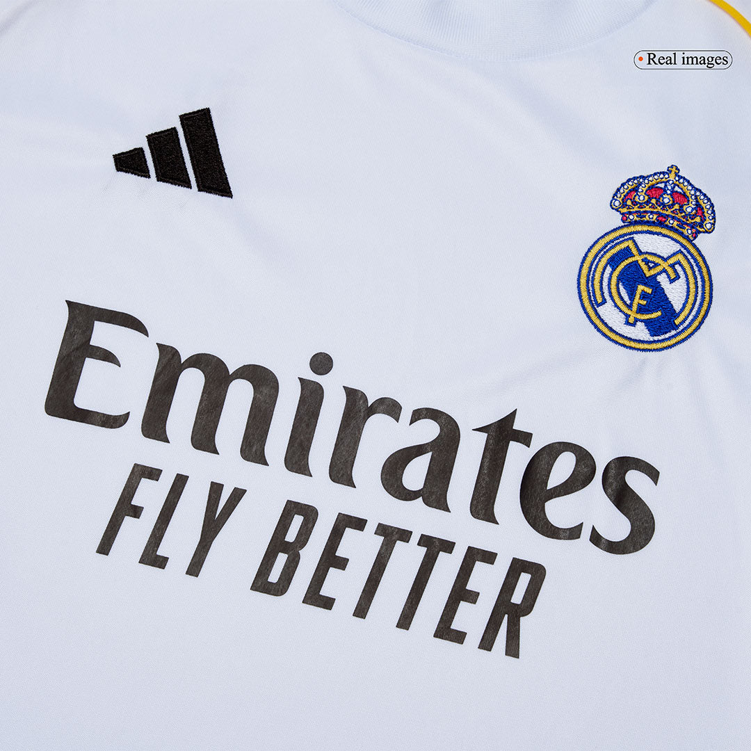 Real Madrid Domicile Maillot Kit 2025/26 Junior Blanc