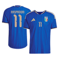 RASPADORI #11 Italie Domicile Maillot Coupe du Monde 2026 Bleu Joueur
