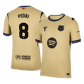 PEDRI #8 Barcelone Extérieur Maillot 2025/26 Jaune - UCL