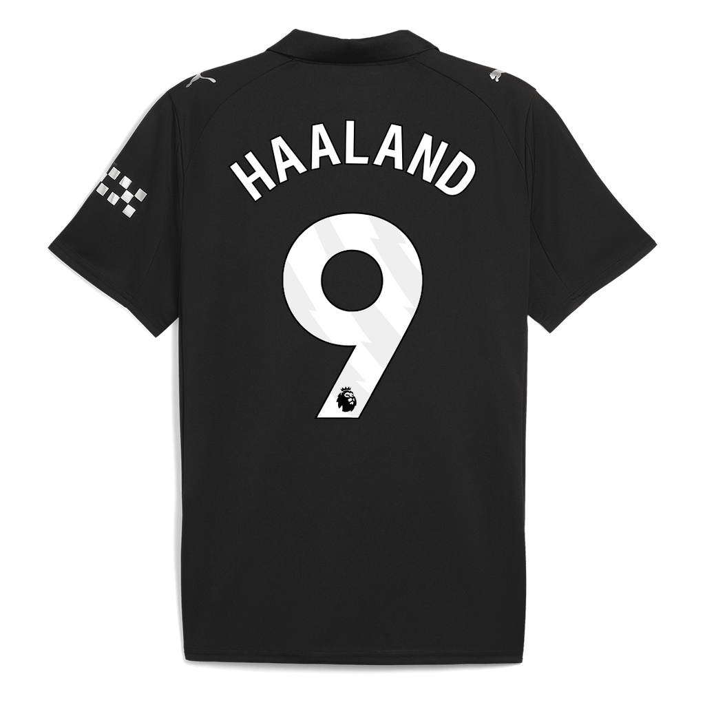 HAALAND #9 Manchester City Extérieur Maillot 2025/26 Noir