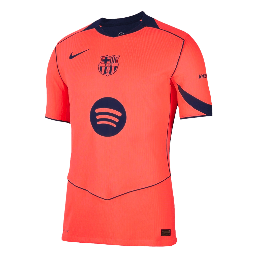 ROONY #19 Barcelone Third Maillot 2025/26 Orange Joueur - UCL