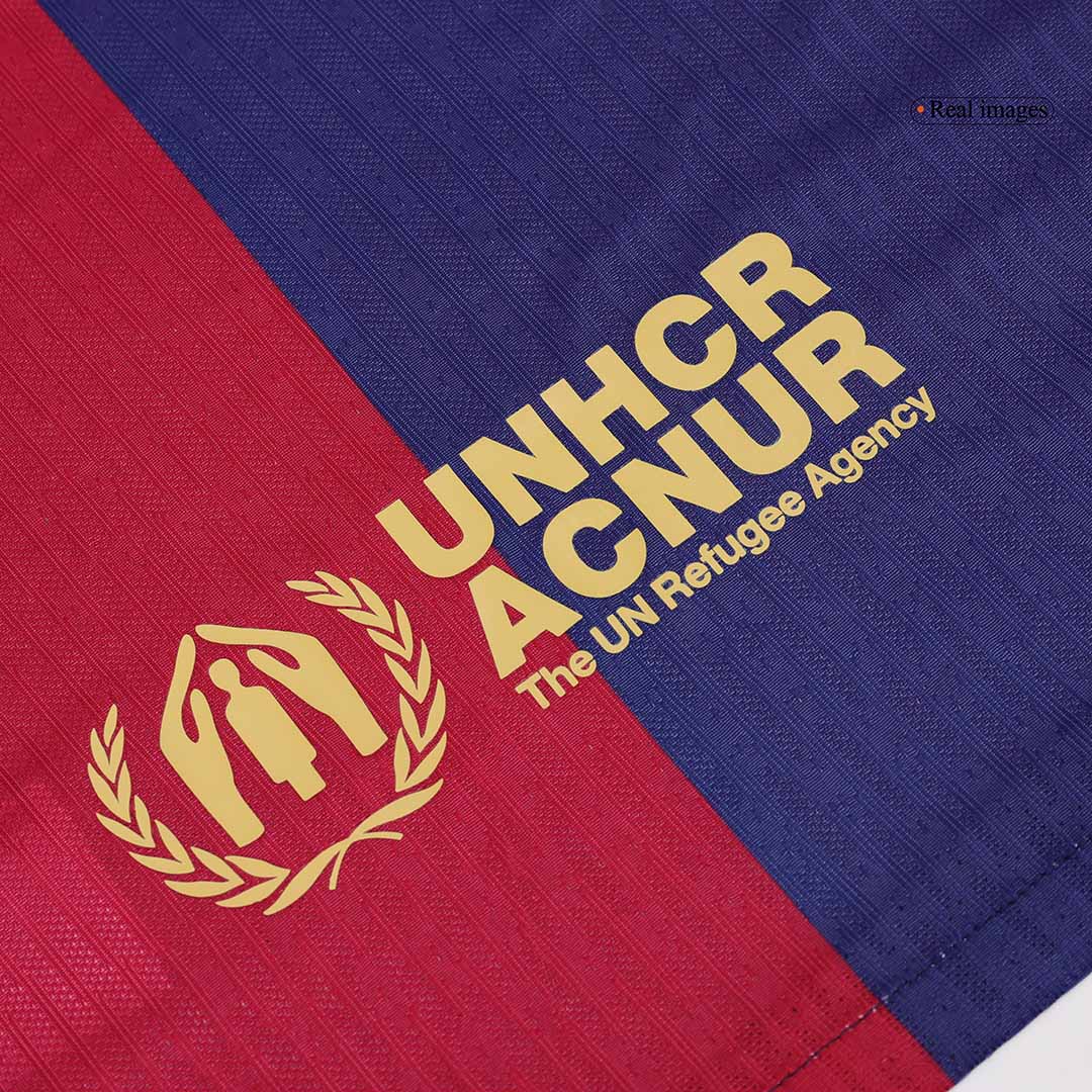 LAMINE YAMAL #19 Barcelone Domicile Maillot 2024/25 Authentique