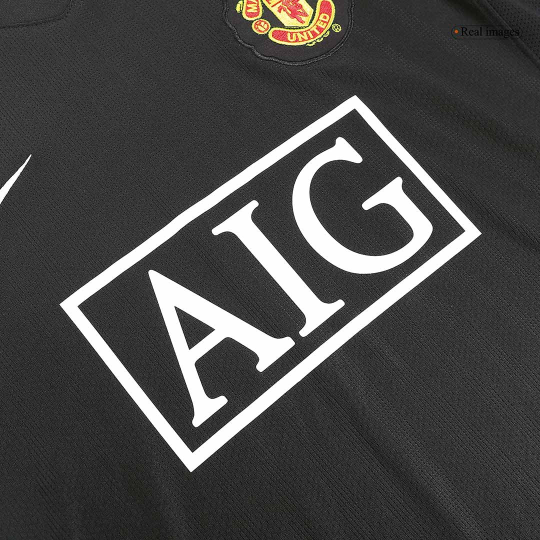 Retro Manchester United Extérieur Maillot Manches Longues 2007/08