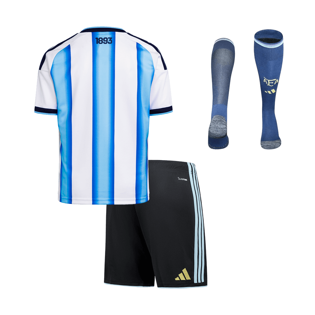 Argentine Domicile Maillot Kit - Coupe du Monde 2025/26 Enfant Blue&White