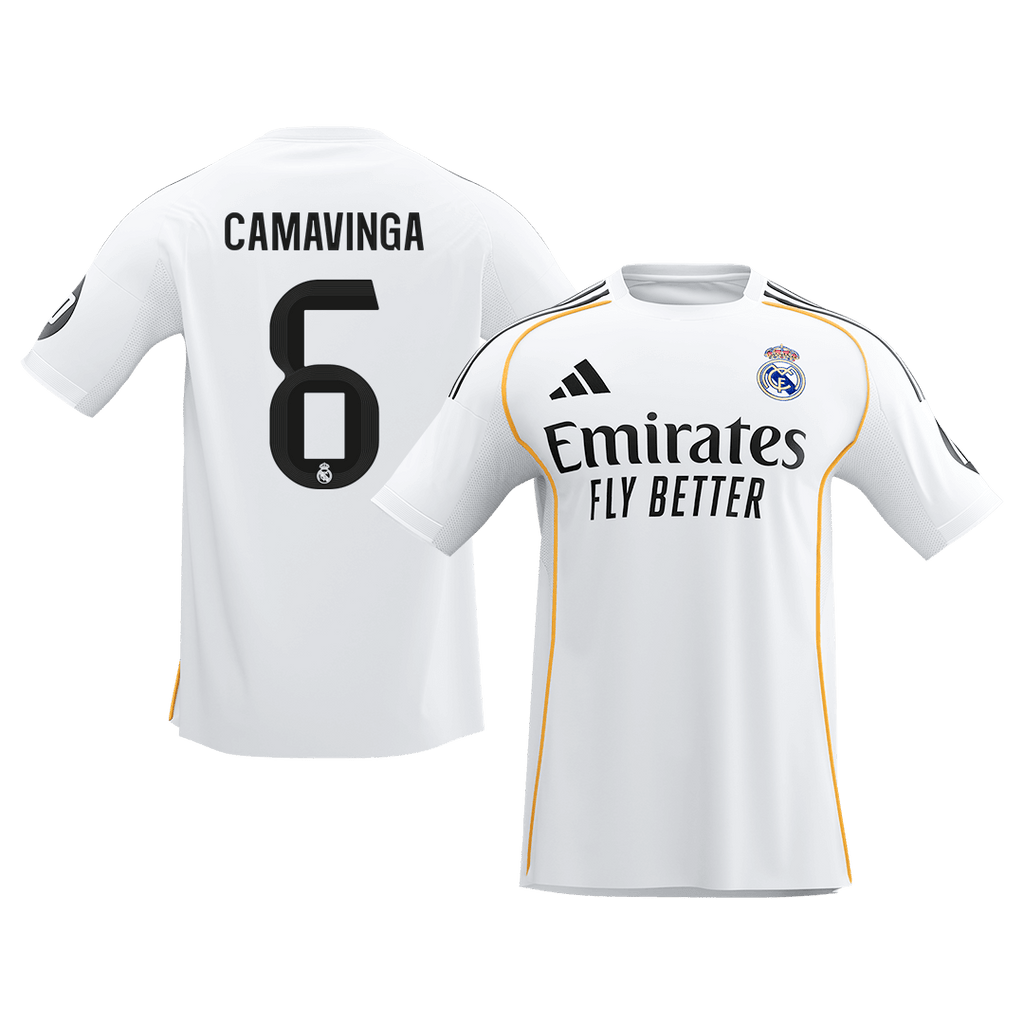 CAMAVINGA #6 Real Madrid Domicile Maillot 2025/26 Blanc - Super