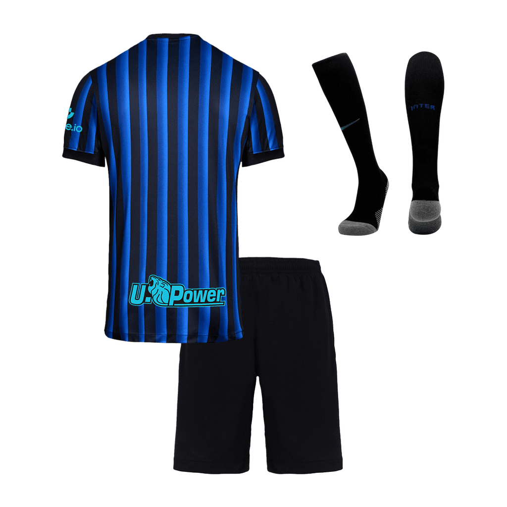 Inter Milan Domicile Maillot Kit 2025/26 Enfant Blue&Black