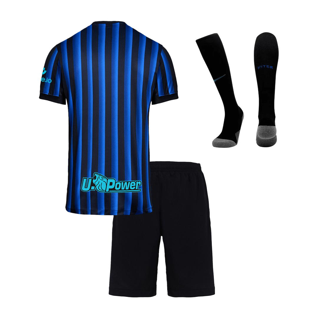 Inter Milan Domicile Maillot Kit 2025/26 Enfant Blue&Black
