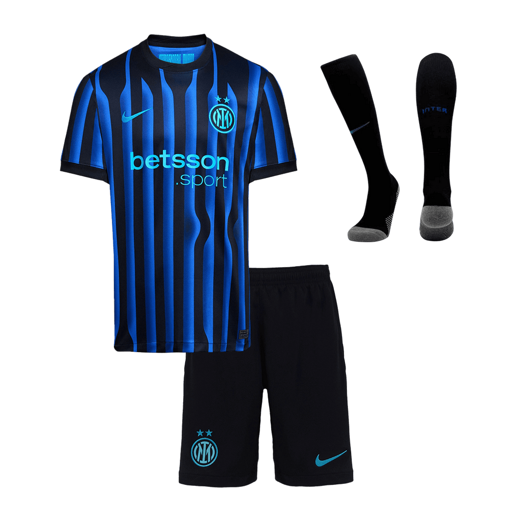 Inter Milan Domicile Maillot Kit 2025/26 Junior Blue&Black