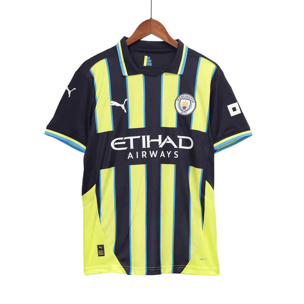 DE BRUYNE #17 Manchester City Extérieur Maillot 2024/25