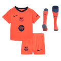 Barcelone Third Maillot Kit 2025/26 Enfant Orange