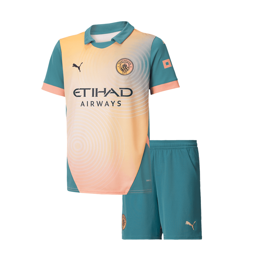 Manchester City Fourth Maillot Kit 2024/25 - Definitely City (UCL) Enfant