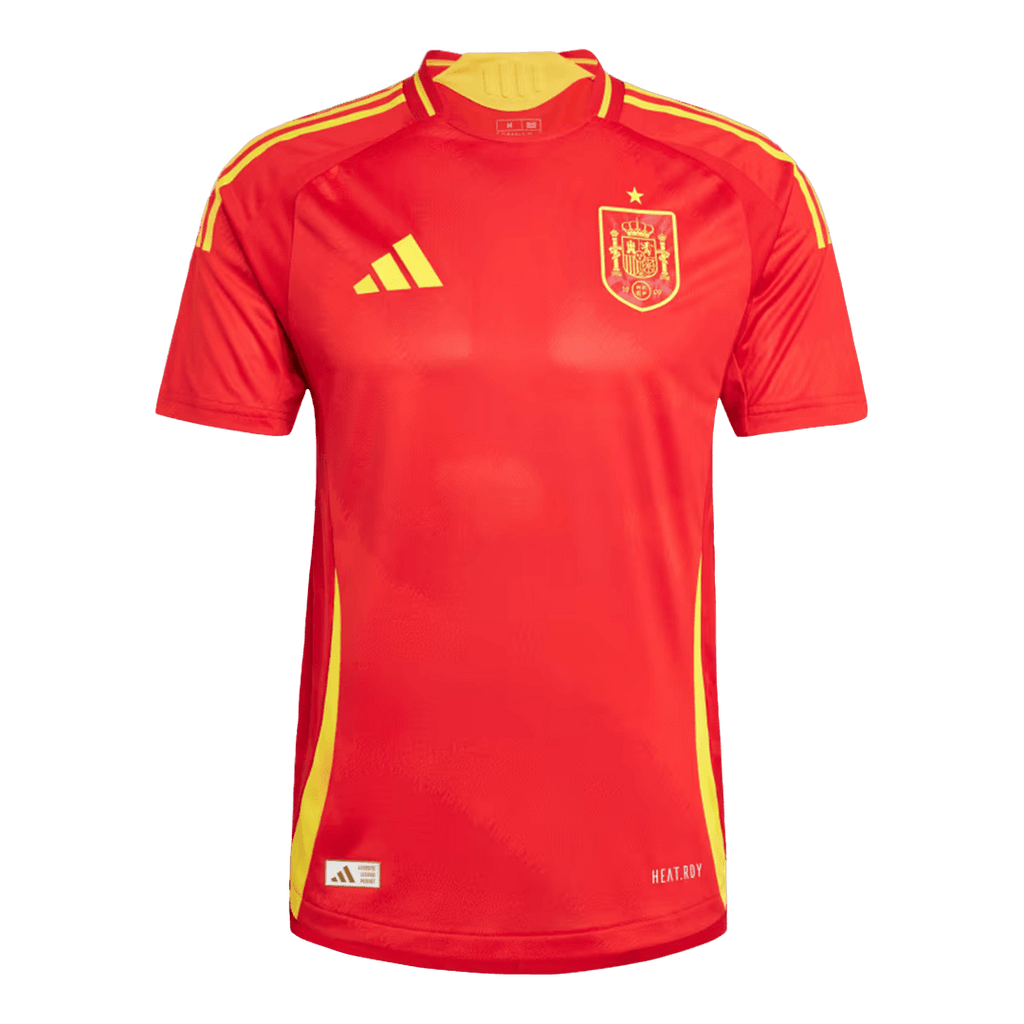 LAMINE YAMAL #19 Espagne Domicile Maillot 2024 Authentique