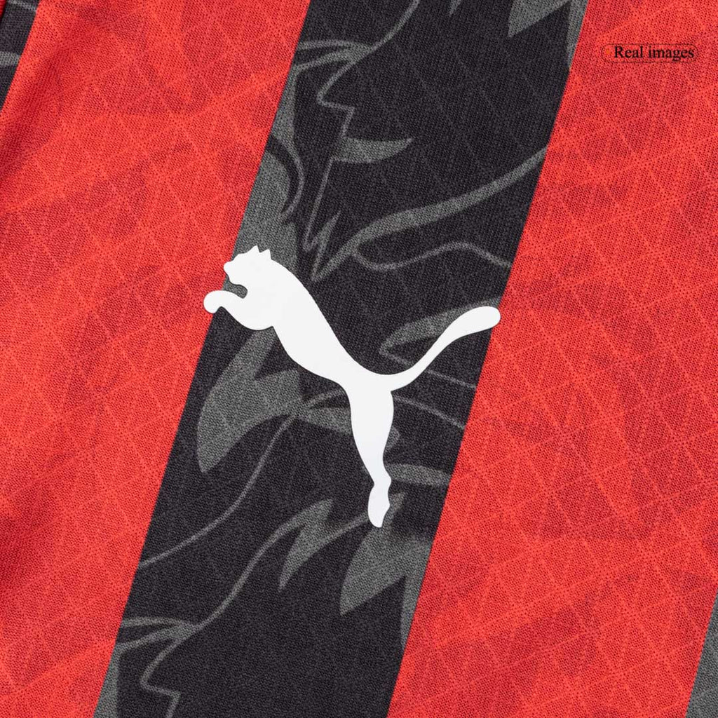 AC Milan Domicile Maillot 2025/26 Red&Black Authentique