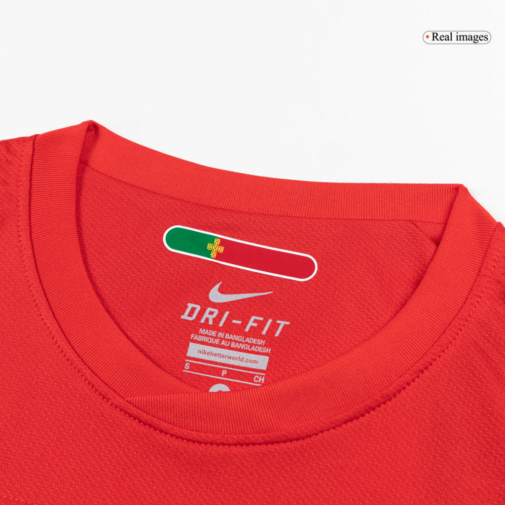 Retro Portugal Domicile Maillot 2010 Rouge