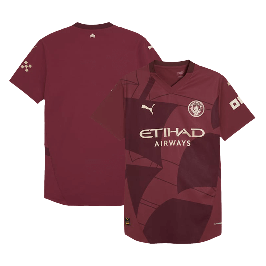 Manchester City Third Maillot 2024/25 Authentique Grande Taille