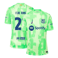 F.DE JONG #21 Barcelone Third Maillot 2024/25 UCL - Super