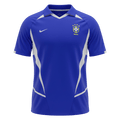 Retro Brésil Extérieur Maillot 2002 Bleu