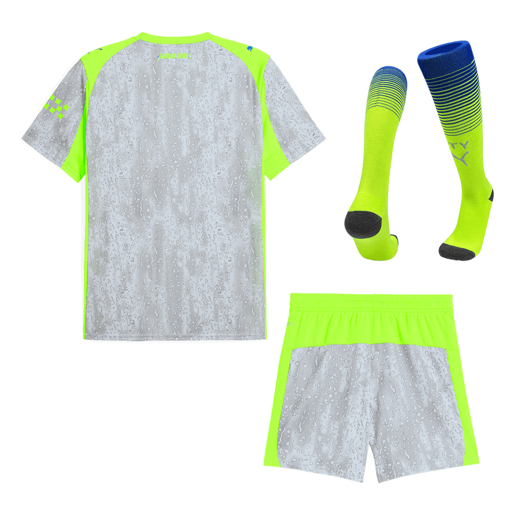 Manchester City Third Maillot Kit 2025/26 Gris