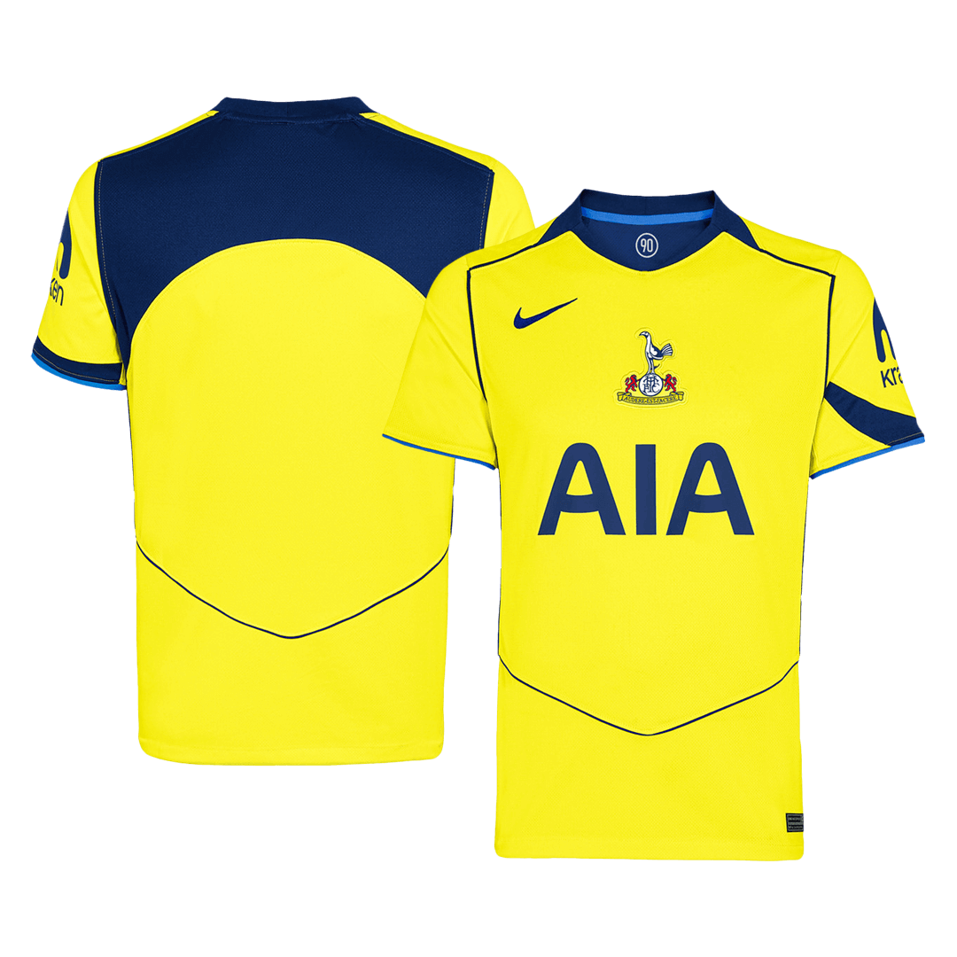 Tottenham Hotspur Third Maillot 2025/26 Jaune