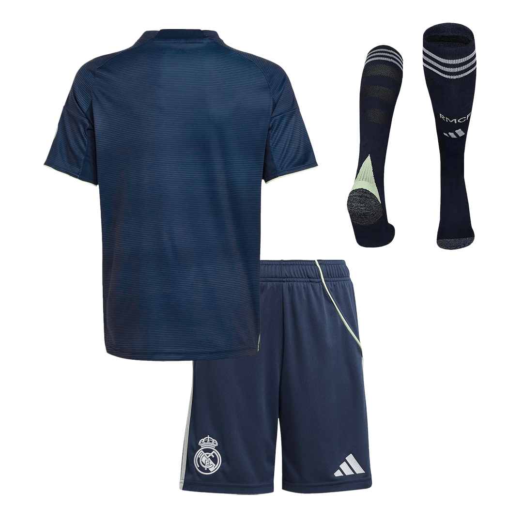 Real Madrid Extérieur Maillot Kit 2025/26 Enfant Bleu marine