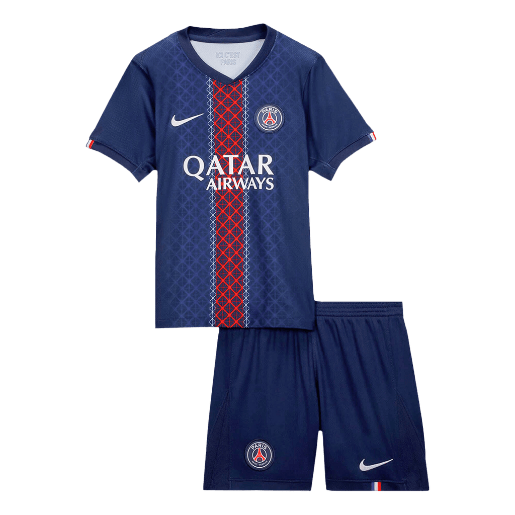 Les Paris Domicile Maillot Kit 2025/26 Junior Bleu marine