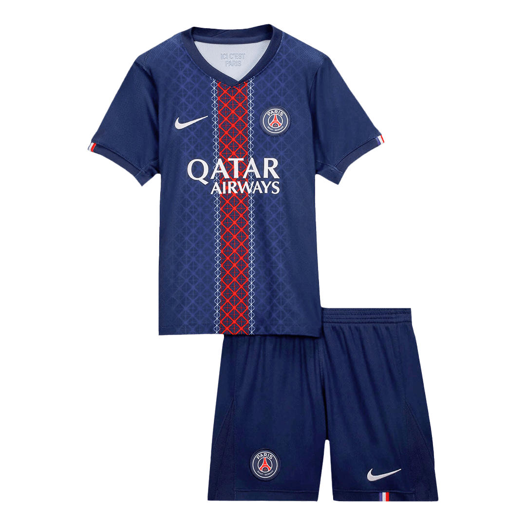 Les Paris Domicile Maillot Kit 2025/26 Junior Bleu marine