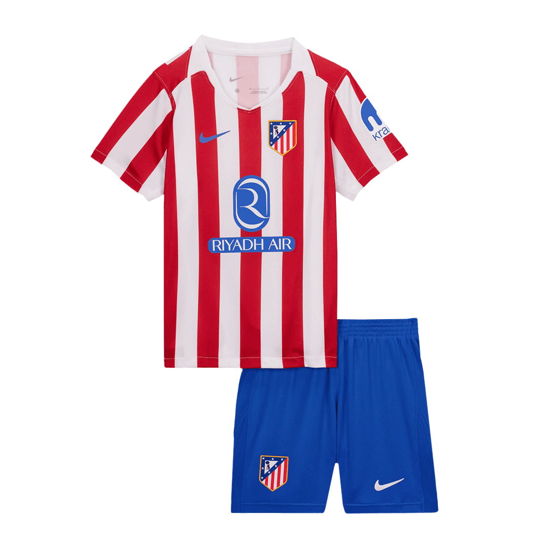 Atlético Domicile Maillot Kit 2025/26 Enfant Red&White