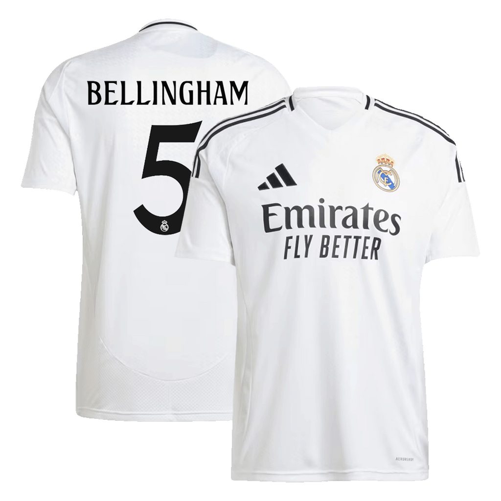 BELLINGHAM #5 Real Madrid Domicile Maillot 2024/25 - Super