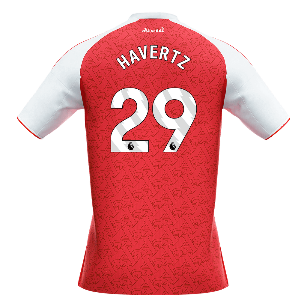 HAVERTZ #29 Arsenal Domicile Maillot 2025/26 Rouge - Super