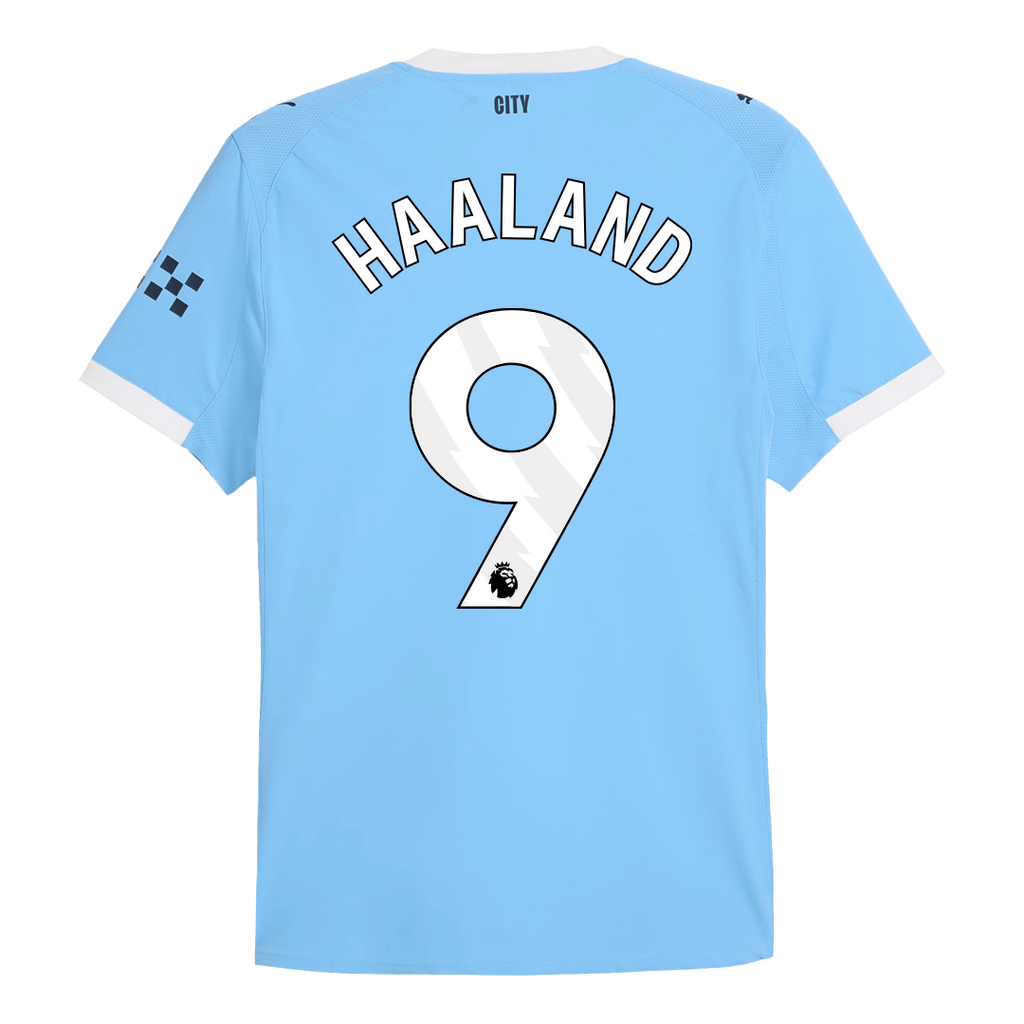 HAALAND #9 Manchester City Domicile Maillot 2025/26 Authentique