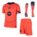Barcelone Third Maillot Kit 2025/26 Orange