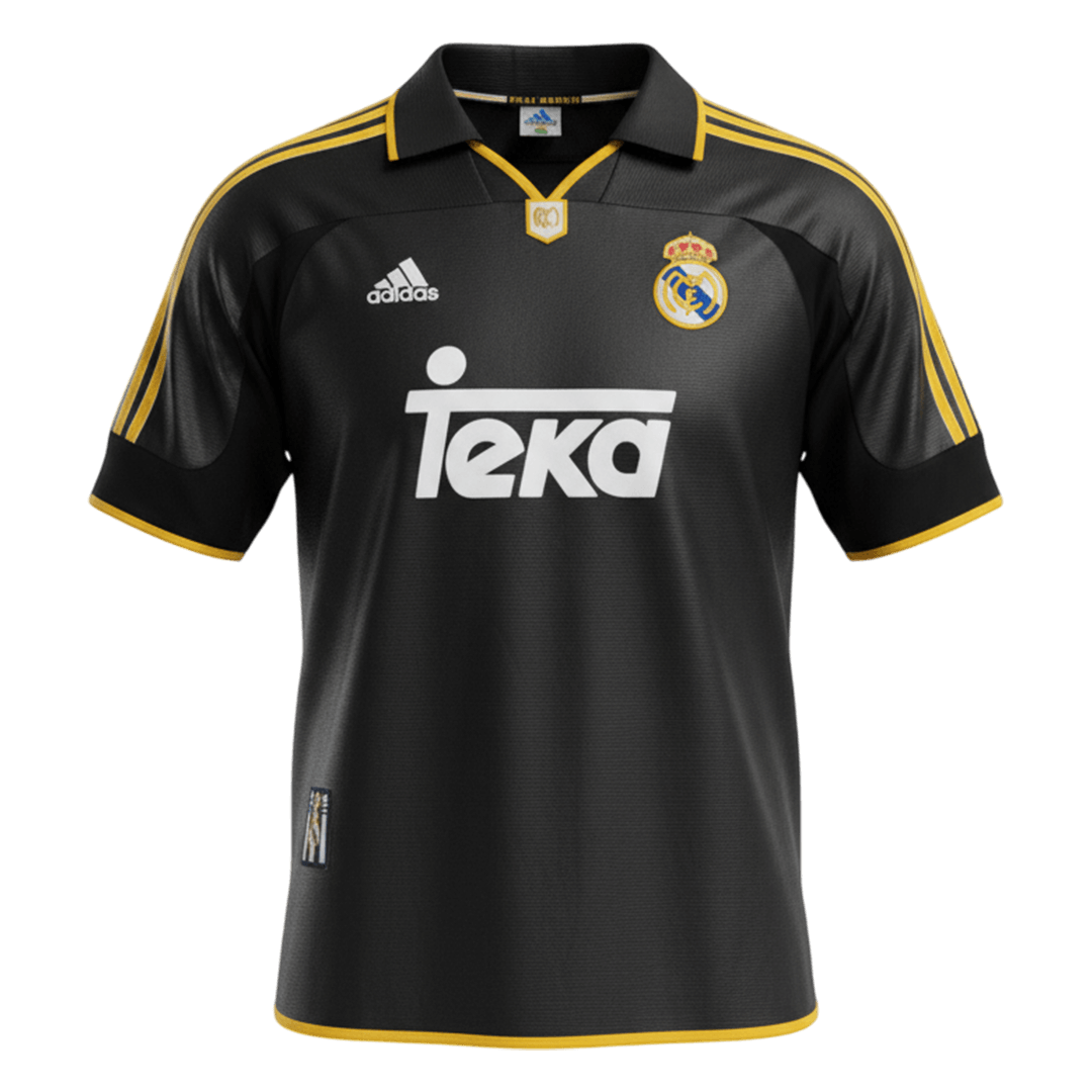 Retro Real Madrid Extérieur Maillot 1999/01 Noir