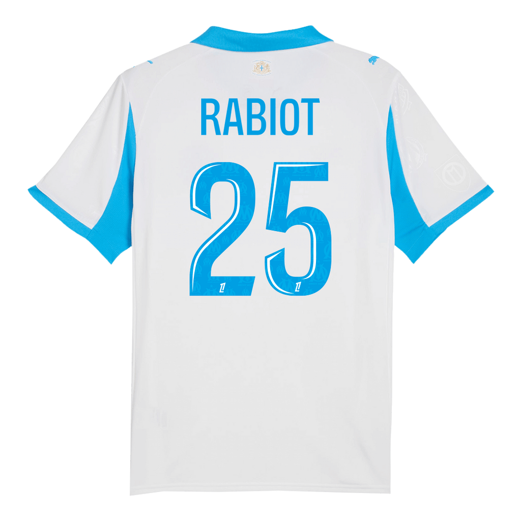 RABIOT #25 Olympique de Marseille Domicile Maillot 2025/26 Blanc