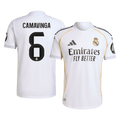 CAMAVINGA #6 Real Madrid Domicile Maillot 2025/26 Blanc Authentique