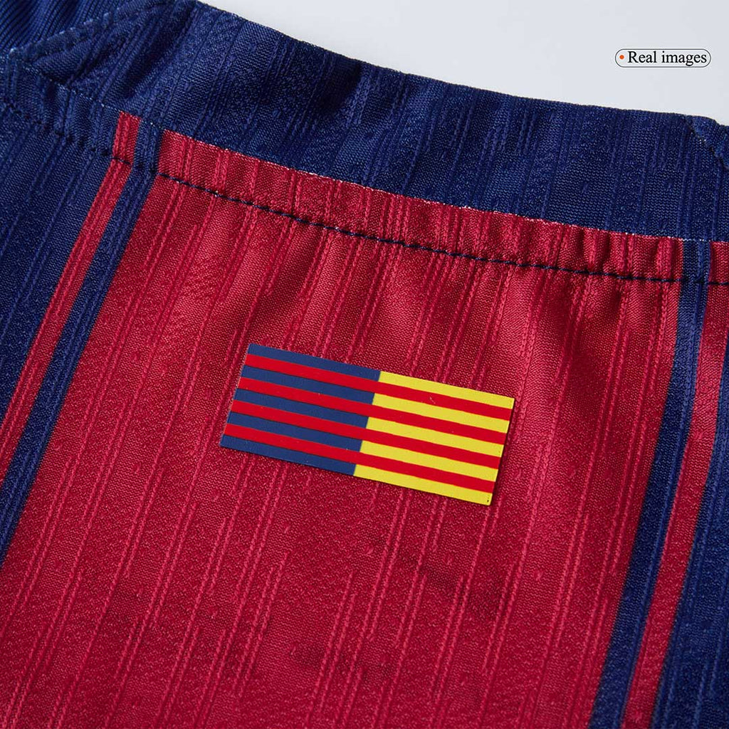 KOUNDE #23 Barcelone Domicile Maillot 2025/26 Rouge et Bleu Authentique - UCL