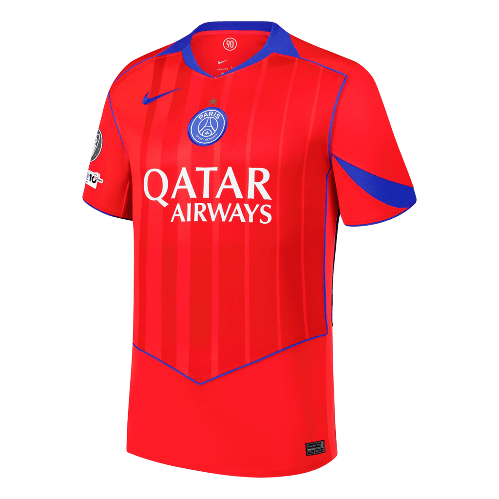 Les Paris Third Maillot 2025/26 Rouge