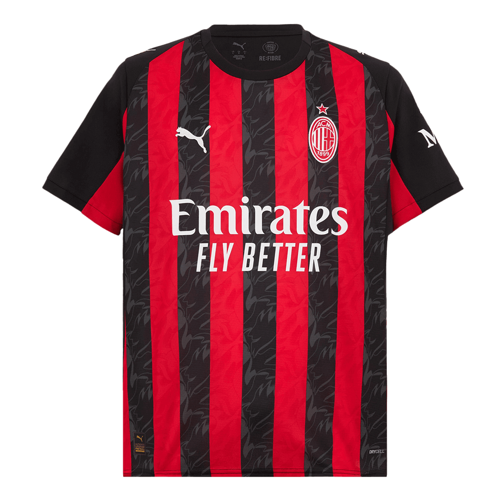 RAFA LEÃO #10 Milan AC Domicile Maillot 2025/26 Grande Taille