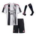 Juventus Domicile Maillot Kit 2025/26 Enfant Black&White