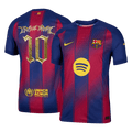 LAMINE YAMAL #10 Barcelone Domicile Maillot 2025/26 Rouge et Bleu Authentique
