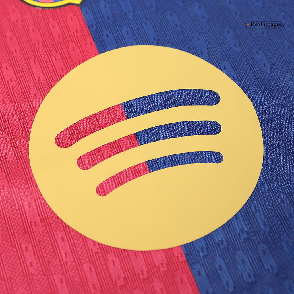 Barcelone Domicile Maillot 2024/25 Authentique - 125th Anniversaire(Spotify Logo Without Text)