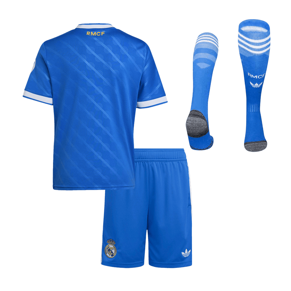 Real Madrid Third Maillot Kit 2025/26 Enfant Bleu