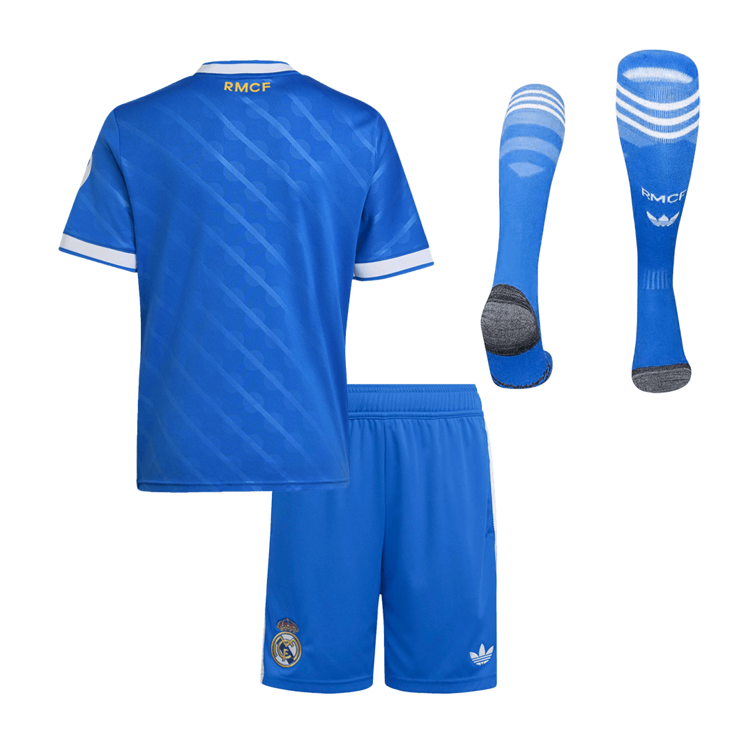 Real Madrid Third Maillot Kit 2025/26 Enfant Bleu